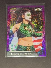 Thunder Rosa [Purple Pyro] #63 Wrestling Cards 2022 Upper Deck AEW Prices