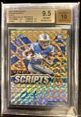 Amon Ra St. Brown [Gold] Football Cards 2021 Panini Mosaic Rookie Autographs Prices
