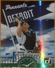Ivan Rodriguez #P9 Baseball Cards 2023 Panini Donruss Pennants Prices