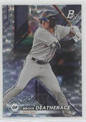 Brock Deatherage [Ice] #TOP-75 Baseball Cards 2019 Bowman Platinum Top Prospects Prices