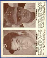 Fred Fitzsimmons, Joe Vosmik Baseball Cards 1941 Double Play Prices