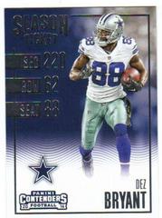Dez Bryant [Championship Ticket] #3 Football Cards 2016 Panini Contenders Prices