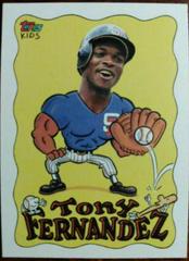 Tony Fernandez #57 Baseball Cards 1992 Topps Kids Prices
