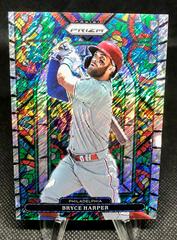 Bryce Harper [Shimmer Prizm] Baseball Cards 2022 Panini Prizm Stained Glass Prices