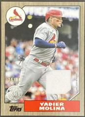 Yadier Molina [Gold] #87R-YM Baseball Cards 2022 Topps 1987 Relics Prices