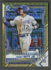 Bobby Witt Jr. [Gold Refractor Mega Box Mojo] Baseball Cards 2021 Bowman Chrome Prospects Prices