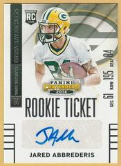 Jared Abbrederis [Seat Autograph] Football Cards 2014 Panini Contenders Prices
