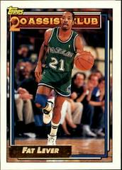 Fat Lever #221 Basketball Cards 1992 Topps Gold Prices