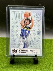 Julian Strawther [Ruby] #14 Basketball Cards 2023 Panini Court Kings Works in Progress Prices