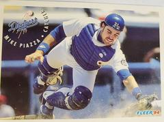 Mike Piazza [Sunoco] Baseball Cards 1994 Fleer Prices