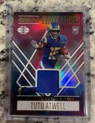Tutu Atwell #GE-TA Football Cards 2021 Panini Illusions Great Expectations Prices