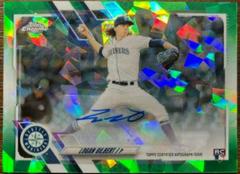 Logan Gilbert [Green] #RA-LG Baseball Cards 2021 Topps Chrome Update Sapphire Rookie Autographs Prices