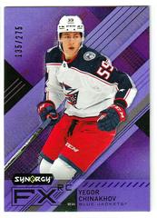 Yegor Chinakhov [Purple] Hockey Cards 2021 Upper Deck Synergy FX Rookies Prices