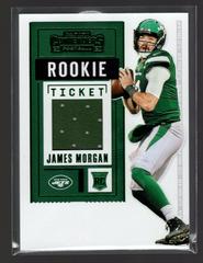 James Morgan #RTS-JMO Football Cards 2020 Panini Contenders Rookie Ticket Swatches Prices