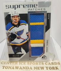 Robert Thomas [Patches] Hockey Cards 2021 SP Game Used Supreme Prices