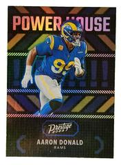 Aaron Donald #PH-18 Football Cards 2023 Panini Prestige Power House Prices