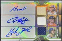 Kyle Tucker, Alex Bregman. Jose Altuve Baseball Cards 2022 Topps Triple Threads Autograph Relic Combo Prices