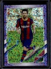 Lionel Messi [Purple Mini Diamond] Soccer Cards 2020 Topps Chrome UEFA Champions League Prices
