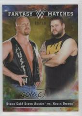 Kevin Owens, Steve Austin [Gold] Wrestling Cards 2020 Topps WWE Chrome Fantasy Matches Prices
