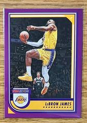 LeBron James [Purple] Basketball Cards 2022 Panini Hoops Prices