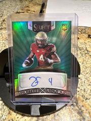 Zay Flowers [Green] #YS-ZFL Football Cards 2023 Panini Select Draft Picks Youth Explosion Signatures Prices