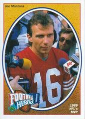 Joe Montana [1989 NFL's MVP] Football Cards 1991 Upper Deck Heroes Prices