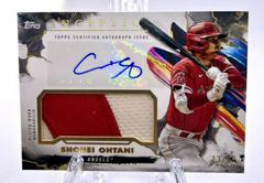 Shohei Ohtani [Green] #IAP-SO Baseball Cards 2023 Topps Inception Autograph Patch Prices