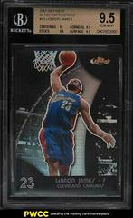 LeBron James [Black Refractor] Basketball Cards 2007 Finest Prices