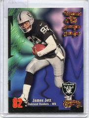 James Jett [Super Rave] #77 Football Cards 1998 Skybox Thunder Prices