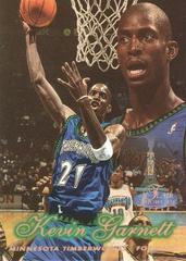 Kevin Garnett [Row 2] Basketball Cards 1997 Flair Showcase Prices