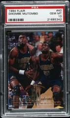 Dikembe Mutombo Basketball Cards 1994 Flair Prices