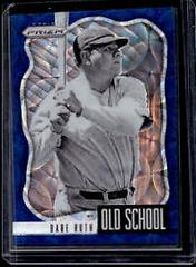 Babe Ruth [Navy Blue Kaleidoscope Prizm] Baseball Cards 2021 Panini Prizm Old School Prices