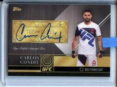 Carlos Condit Ufc Cards 2016 Topps UFC Top of the Class Autographs Prices