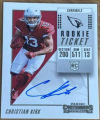 Christian Kirk Football Cards 2018 Panini Contenders Rookie Ticket Prices