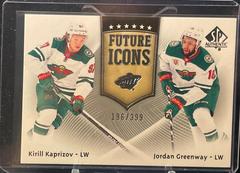 Kirill Kaprizov, Jordan Greenway Hockey Cards 2021 SP Authentic Future Icons Prices