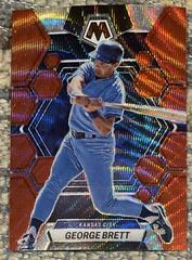 George Brett [Red Wave] #11 Baseball Cards 2023 Panini Chronicles Mosaic Prices