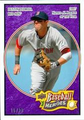 Dustin Pedroia [Purple] #30 Baseball Cards 2008 Upper Deck Baseball Heroes Prices