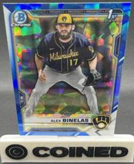 Alex Binelas #BDC-79 Baseball Cards 2021 Bowman Draft Sapphire Prices