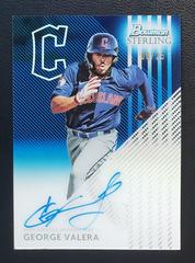 George Valera [Blue] Baseball Cards 2022 Bowman Sterling Tek Autographs Prices