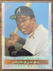 Hank Aaron [Refractor] Baseball Cards 2003 Topps Gallery HOF Prices