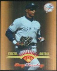 Darryl Strawberry #291 Baseball Cards 1997 Leaf Fractal Matrix Prices