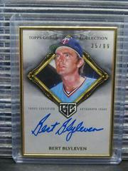 Bert Blyleven Baseball Cards 2023 Topps Gilded Collection Gold Framed Hall of Famers Autographs Prices