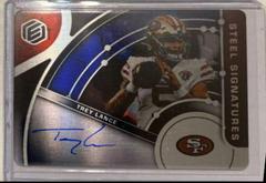 Trey Lance [Cobalt] #SS-TL Football Cards 2022 Panini Elements Steel Signatures Prices