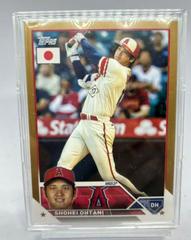 Shohei Ohtani [Gold] #17 Baseball Cards 2023 Topps Japan Edition Prices