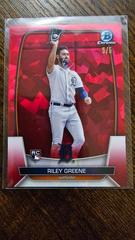 Riley Greene [Red] #29 Baseball Cards 2023 Bowman Chrome Prices