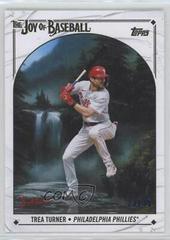 Trea Turner [Titanium White] #14 Baseball Cards 2023 Topps X Bob Ross The Joy Of Prices