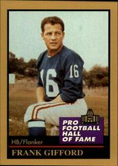 Frank Gifford #46 Football Cards 1991 Enor Pro HOF Prices