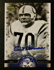Art Donovan Football Cards 2005 Upper Deck Legends Legendary Signatures Prices