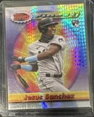 Jesus Sanchez [Prism Refractor] #4 Baseball Cards 2021 Topps Finest Flashbacks Prices