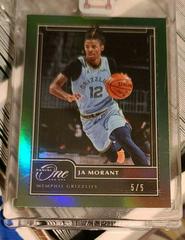 Ja Morant [Green] Basketball Cards 2020 Panini One and One Prices